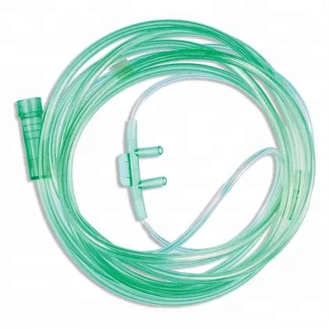 O2 / CO2 colored nasal oxygen cannula, combination O2 and CO2 sampling canula with all sizes 6