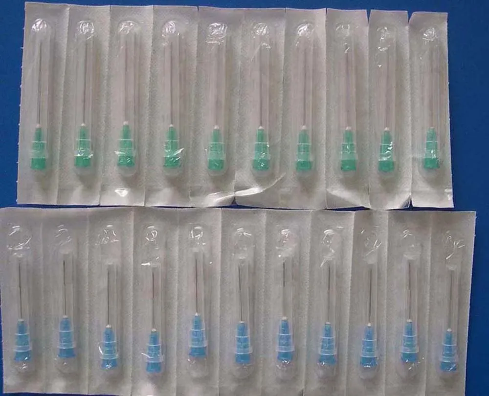 16G-30G Luer lock hub disposable hypodermic syringe needle sizes with CE,ISO 5