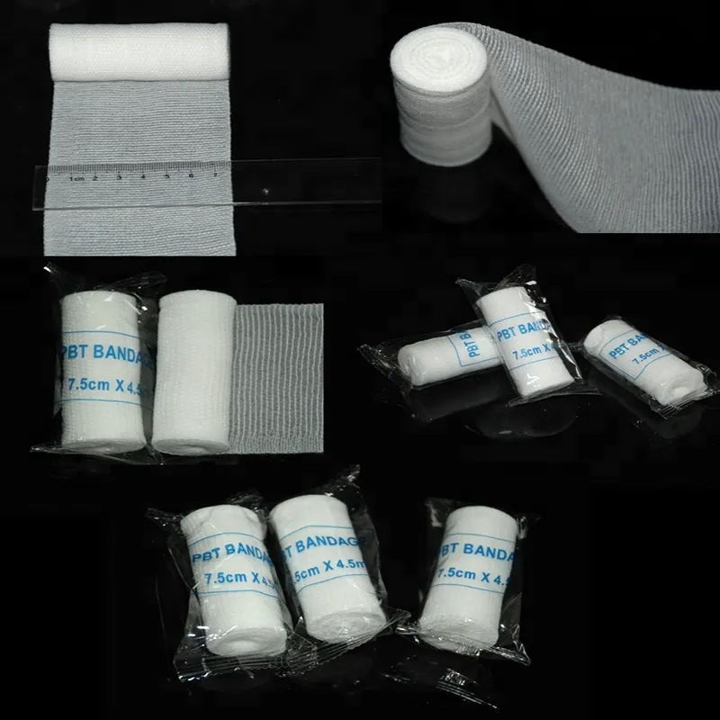 Medical PBT Elastic Adhesive Stretch Bandage 6