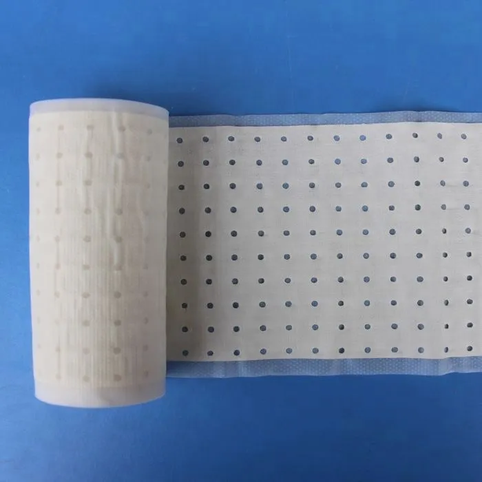 Medical surgical adhesive perforated zinc oxide plaster