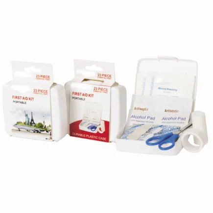Botiquín de primeros auxilios OEM de plástico mini portátil para promociones