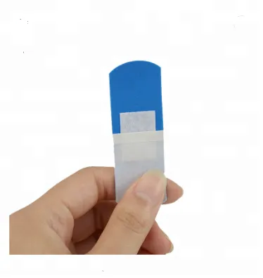 Breathable Waterproof Adhesive Blue Metal Detectable First Aid Bandage for Food Packaging Worker for Wound Care 4