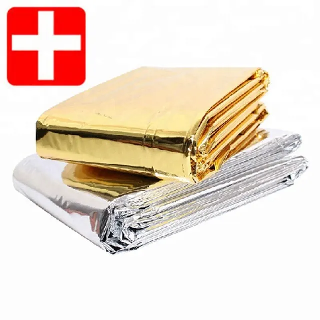 Manta de emergencia espacial de Mylar para rescate