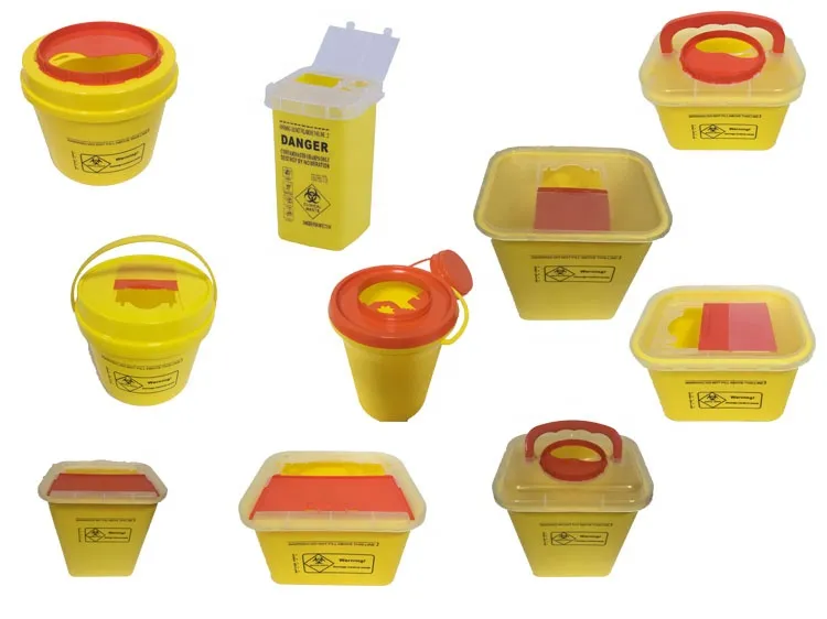 Medical plastic waste needle container sharp container 3