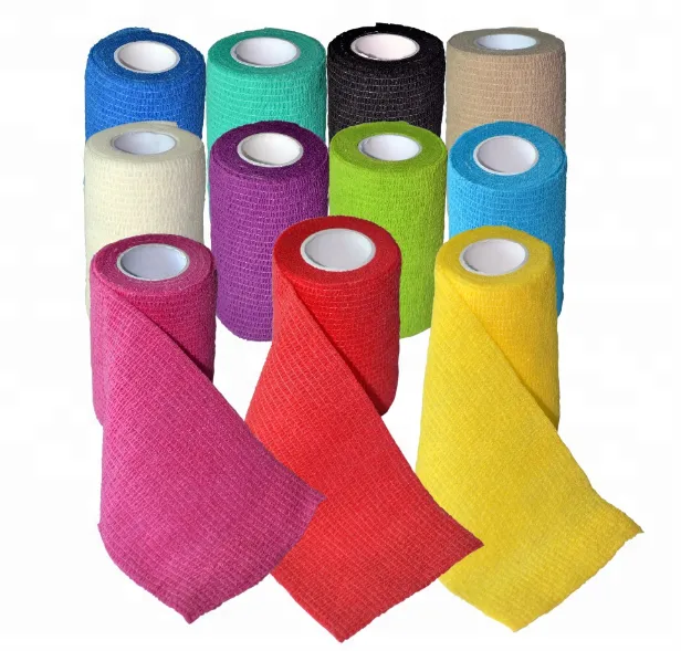 Colored Medical Self-Adhesive Elastic Bandage Cohesive 2