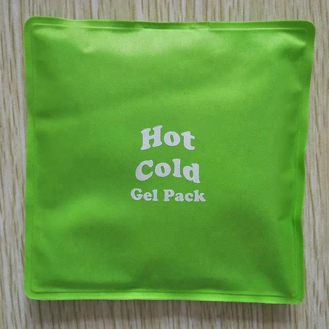 Bolsa de gel de hielo flexible de terapia caliente y fría con correa de velcro ajustable