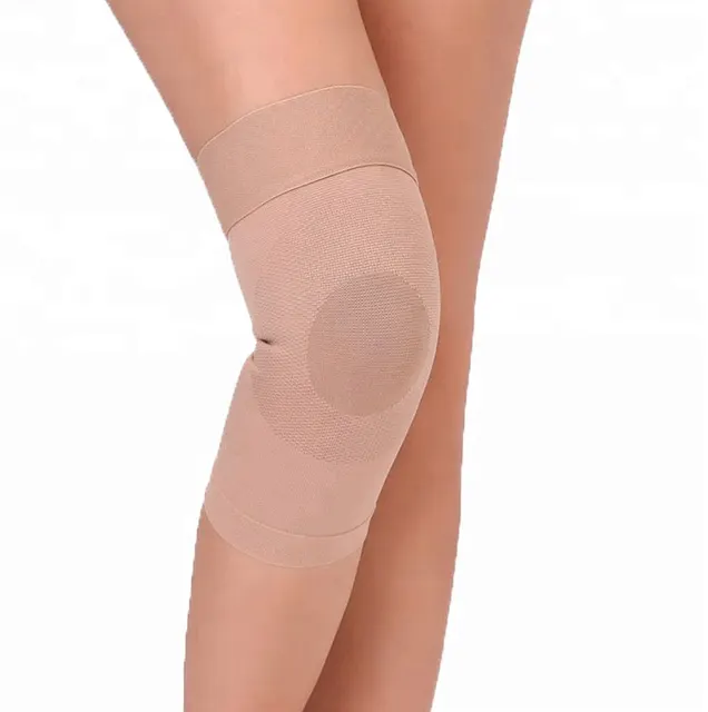 CE ISO FDA sport safety Customized elastic knitting knee support sleeve/sleeves
