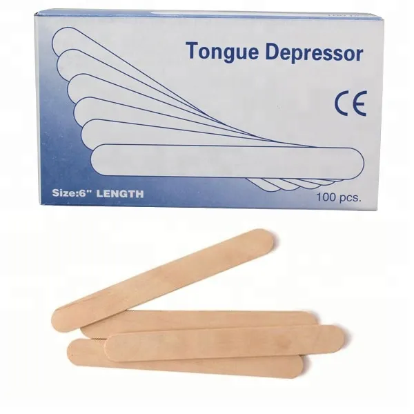 Medical birch wooden natural color tongue depressor with FDA,CE,ISO 2