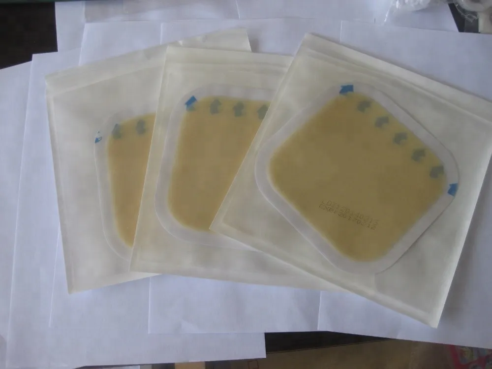 Hydrocolloid Wound Dressing With Border with FDA,CE,ISO 5