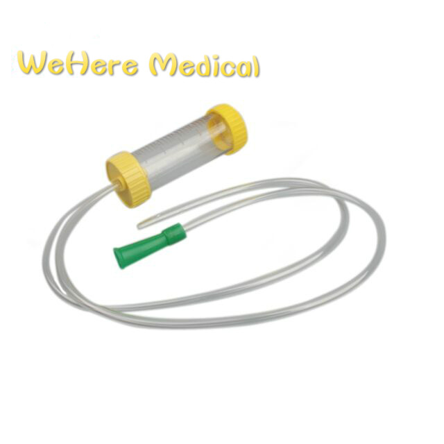 Extractor médico desechable de mucosidad para lactantes con trampa de succión