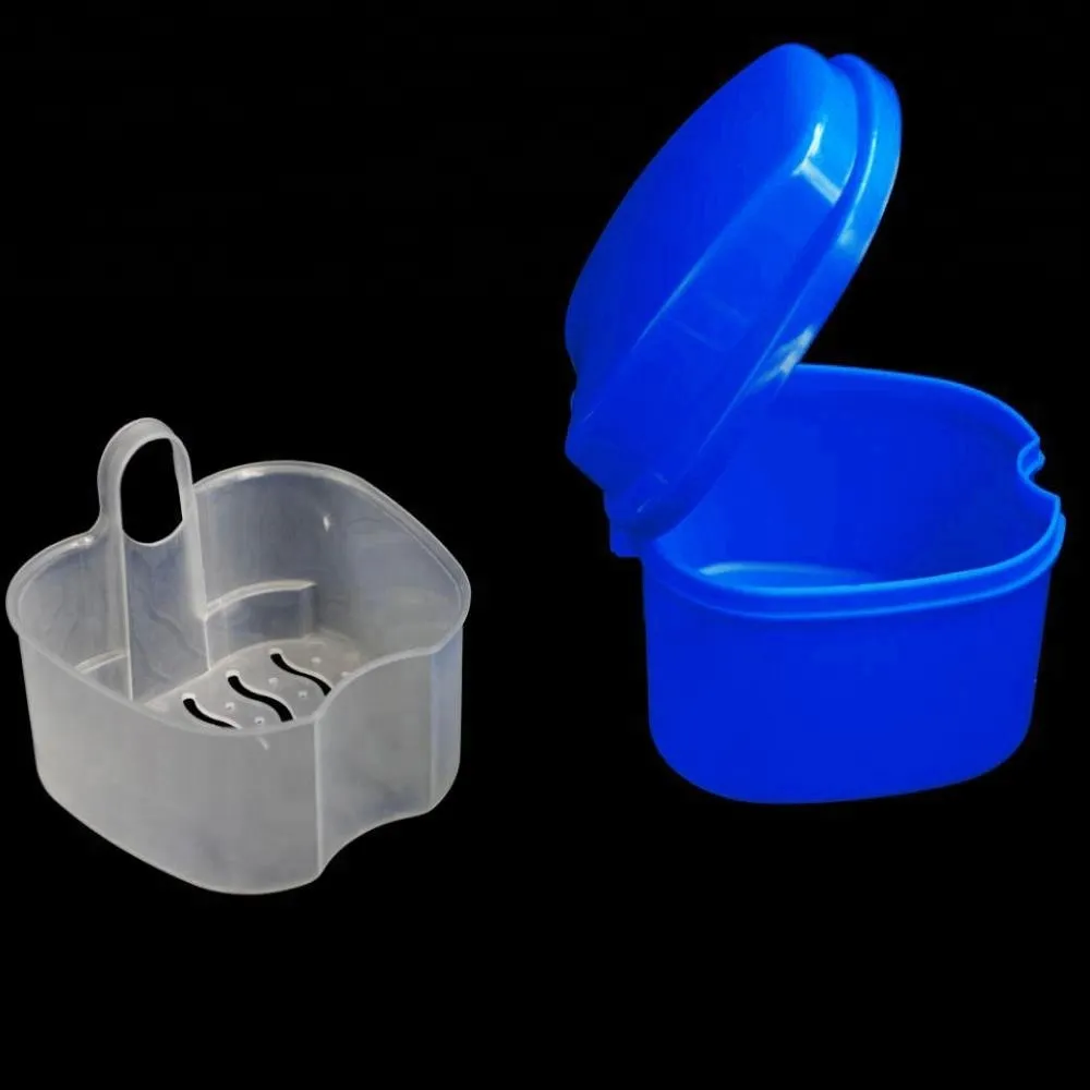 Blue Rising Basket Denture Cleaning Box Denture box 3