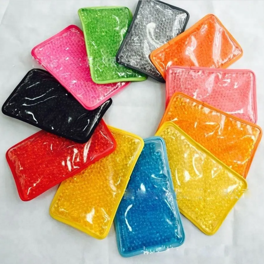 Bolsa de gel de PVC frío o caliente para aliviar el dolor tras una lesión, bolsa de gel refrigerante para hielo
