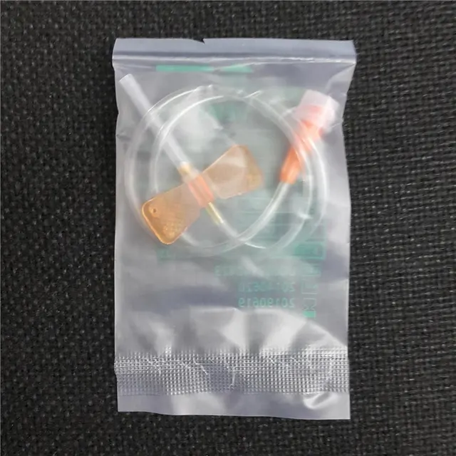 Equipo desechable de mariposa scalp vein con aguja, en todos los tamaños, CE, ISO