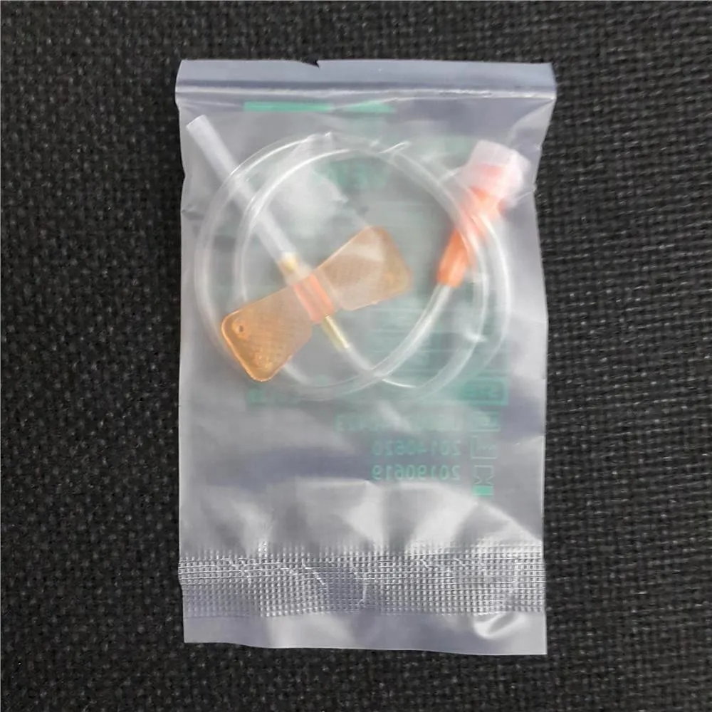Equipo desechable de mariposa scalp vein con aguja, en todos los tamaños, CE, ISO