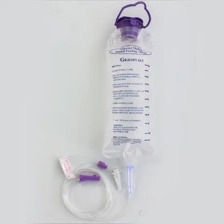 Medical Enteral Feeding Bag Set For Gravity Using with all sizes FDA,CE,ISO 5