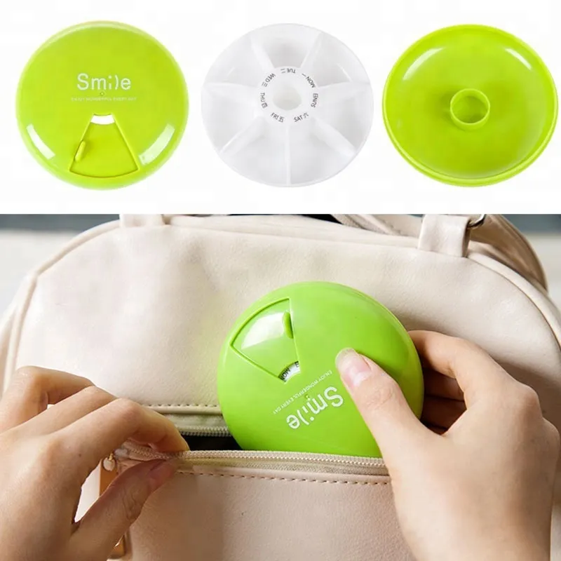 Compartment Travel Pill Box Organizer Tablet Medicine Storage 6