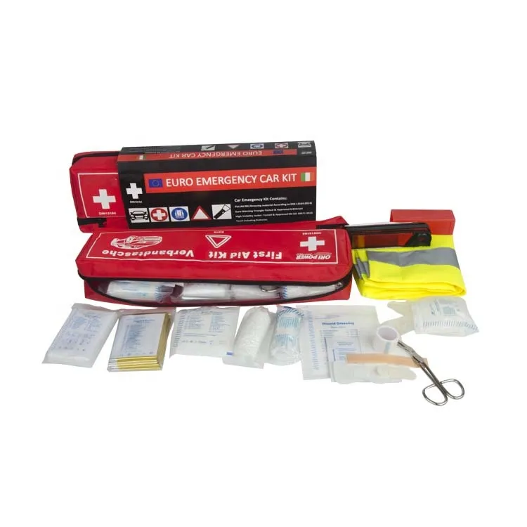 Roadside motorcycle vehicle outdoor car DIN13164 first aid kit 2