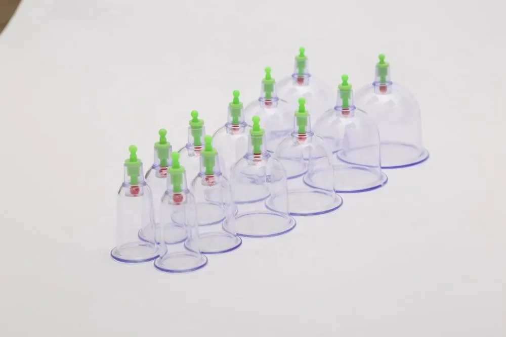 12pcs/set Chinese Health Care Medical Vacuum massage Cupping Therapy Cups Massage Body Relaxation Message Set 3