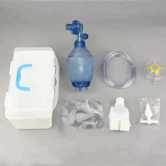 Resucitador manual simple de PVC desechable