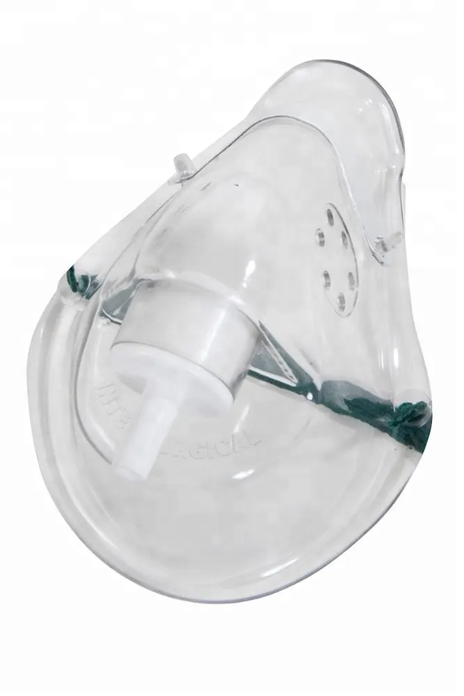 Medical Consumables adult CO2 + O2 combined gel oxygen face mask with FDA CE ISO 4