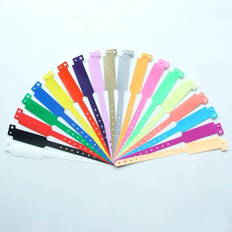 Paper fancy ID Bracelets colorful disposable Entrance Bar code Bracelets ID wristband 2