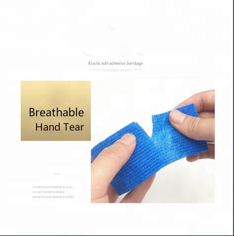 Colored Medical Self-Adhesive Elastic Bandage Cohesive 6