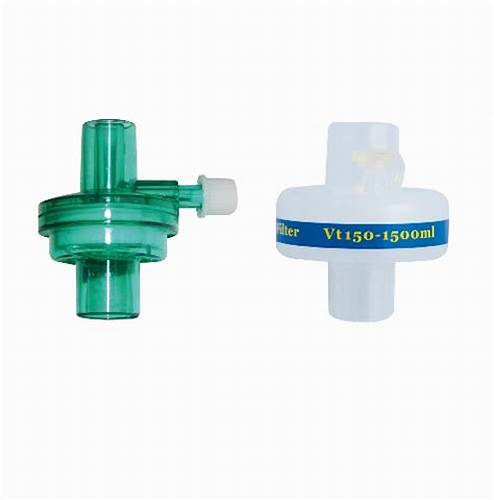 Medical sterile breathing apparatus filter with FDA,CE,ISO 5