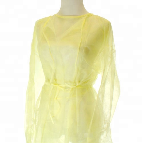 Medical Non Woven PP Disposable Waterproof Isolation Gown 3