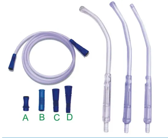 Medical Disposable Yankauer Suction Catheter Set 5