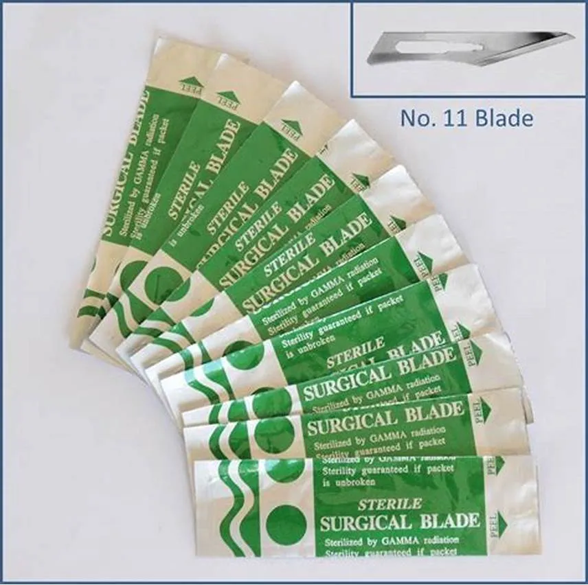 Disposable Sterile Carbon Steel Surgical Blade With All Sizes And Uses 3