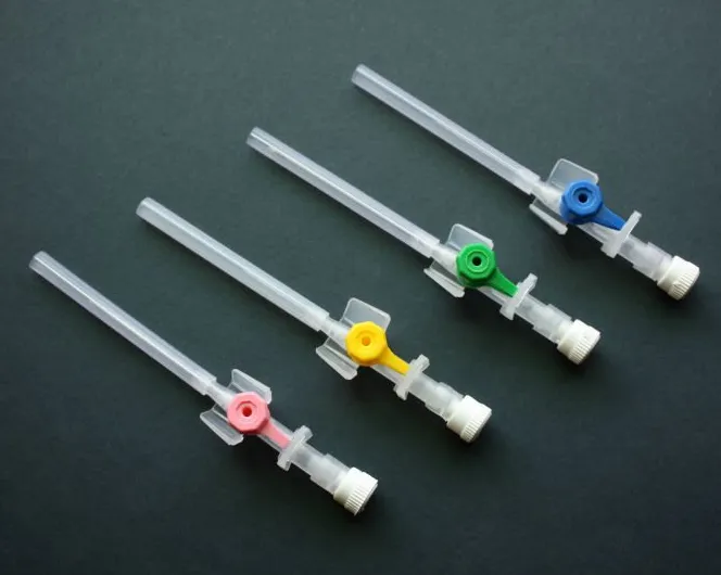 Disposable different types iv cannula with CE,ISO 5