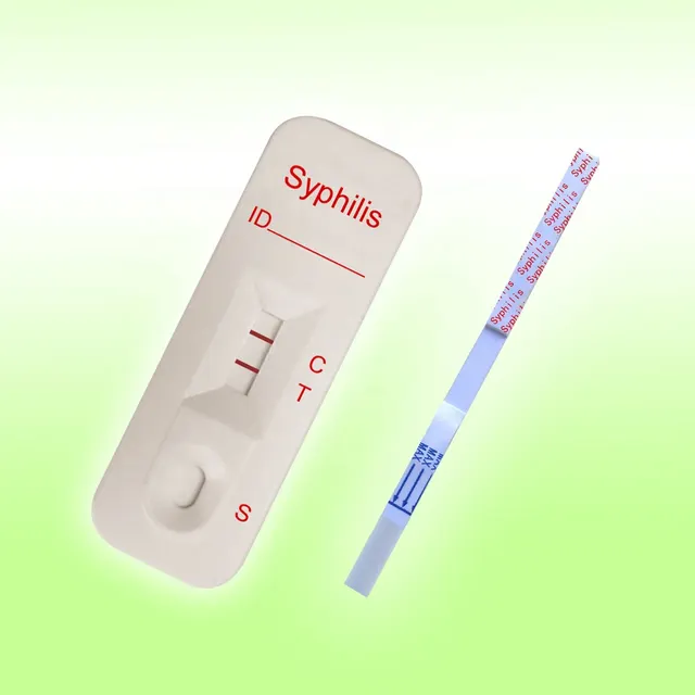 Cassette de prueba rápida médica hospitalaria de sífilis TP de un solo paso