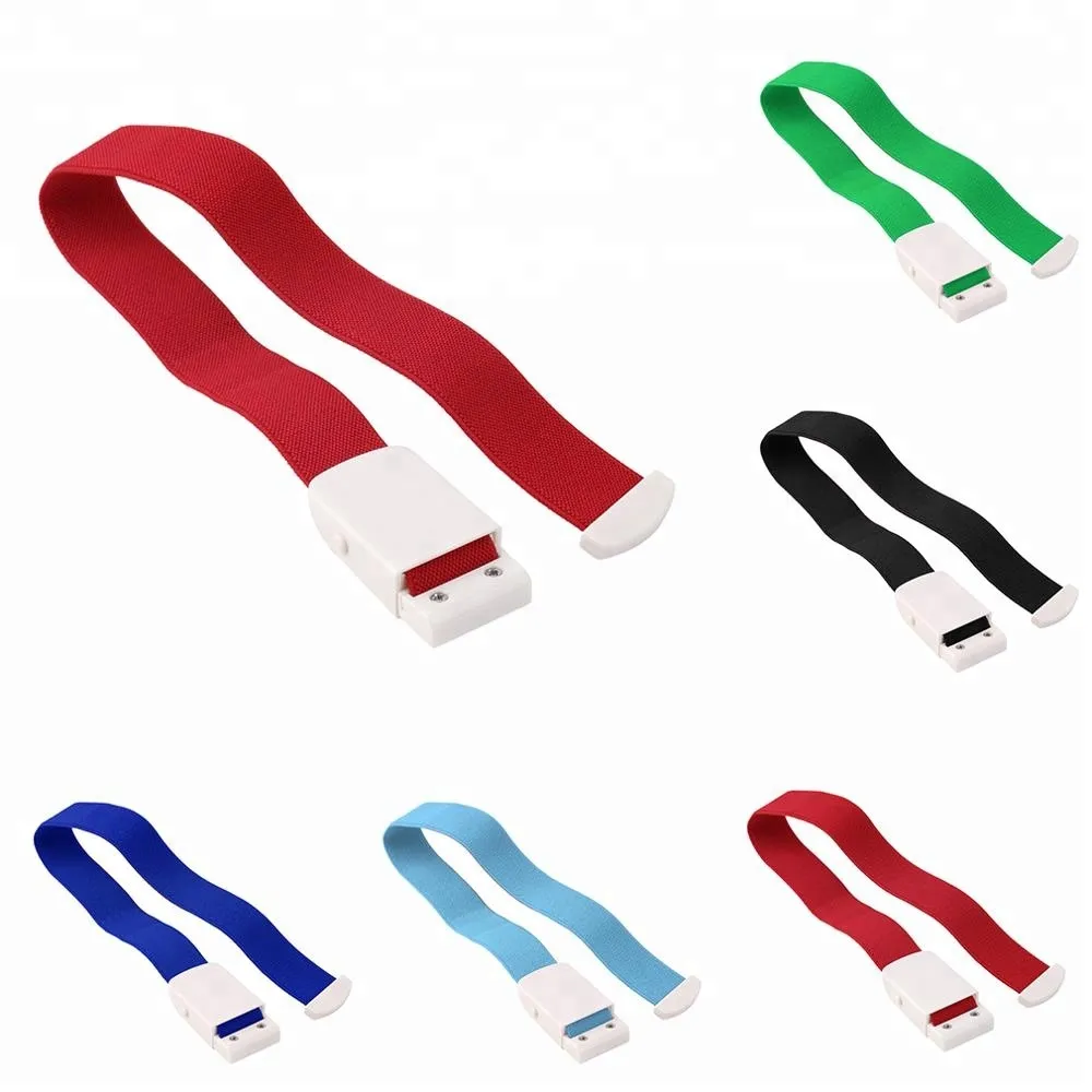 Adult/children emergency reusable flexible quick release colorful soft medical tourniquets 2