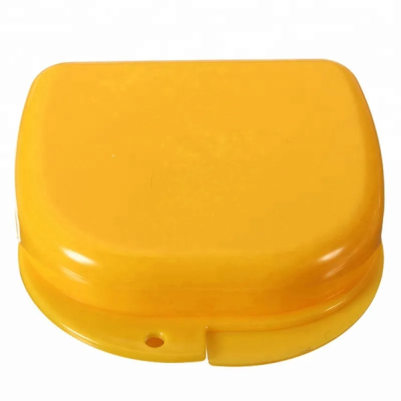 Denture Bath Box Case Dental False Teeth Appliance Container Storage Boxes Dentures Cleaner 3