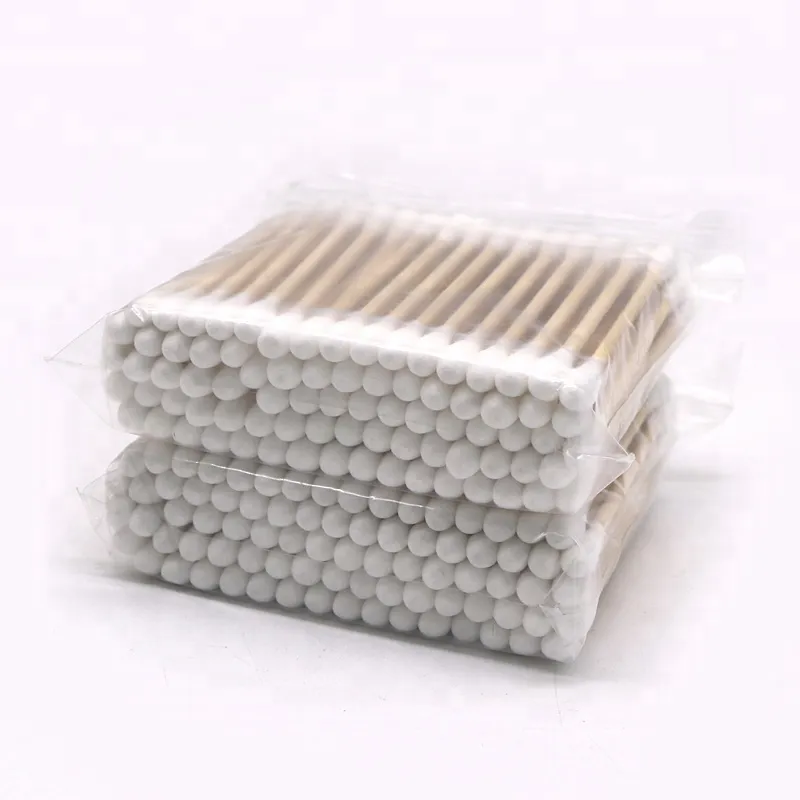 Cotton Buds Wooden/Plastic Stick Cotton Ear Stick Buds Sterile Cotton Swabs 5