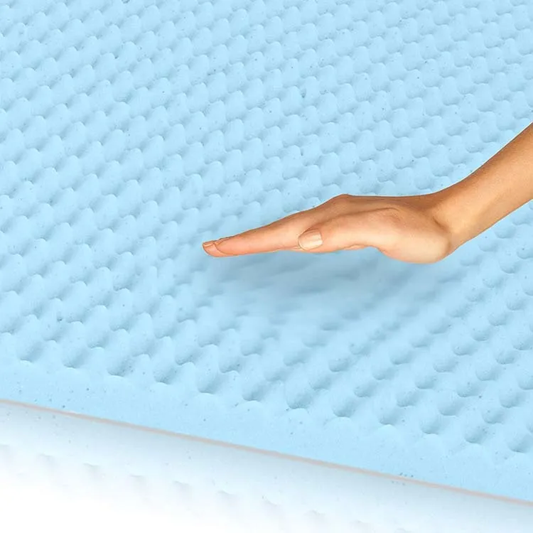 Hospital Rehabilitation Egg Crate Foam Mattress Topper - Full, Mattress Pad Provides Great Pressure Relief 2