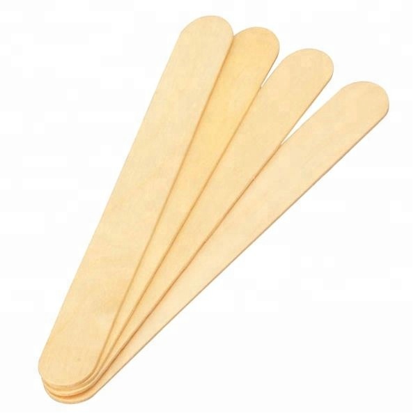 Depresor lingual de madera de abedul de color natural con FDA, CE, ISO