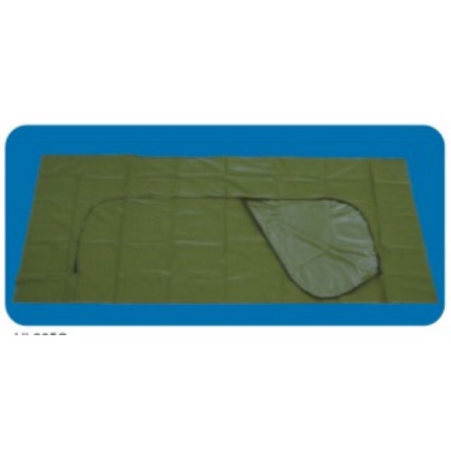 Bolsa para cadáver desechable de PVC color verde oliva