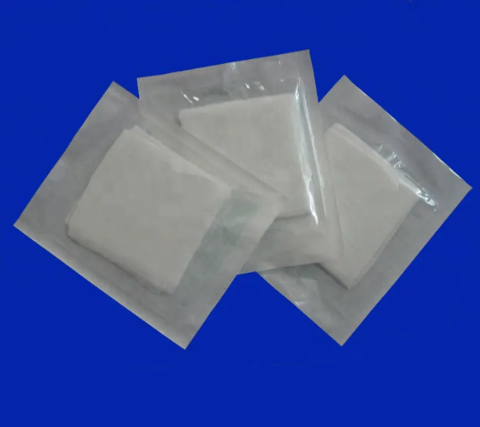 100% natural cotton Medical Absorbent sterile/not sterile gauze swabs with CE,SO 2