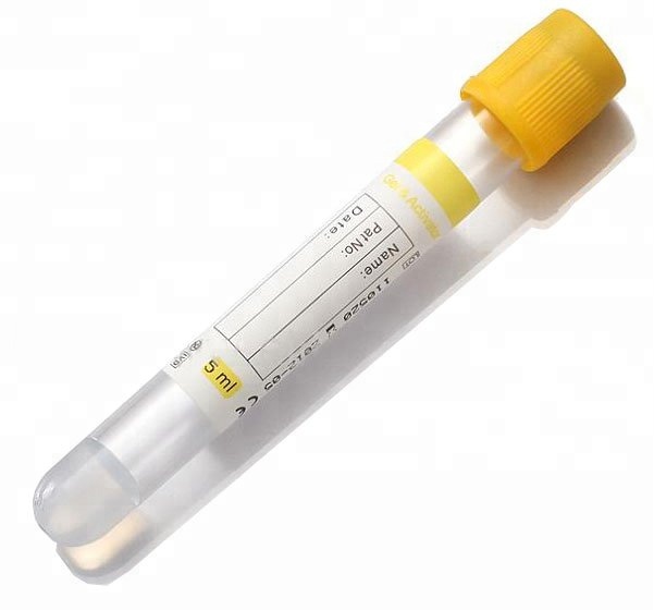 PET/Glass Gel and Clot Activator Vacuum Blood Tube With CE,ISO 2