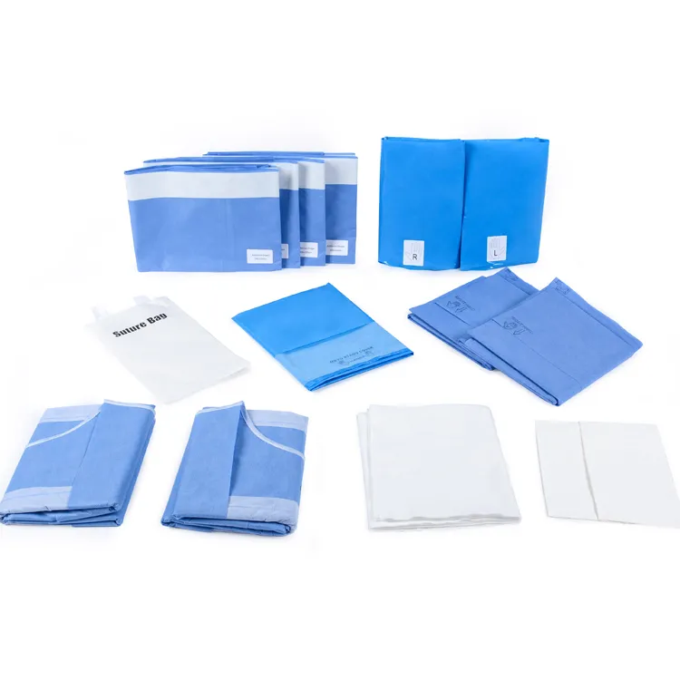 Disposable medical Sterile Universal Surgery Pack General Surgical Drape 2