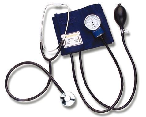 Esfignomanómetro aneroide médico con estetoscopio de campana única