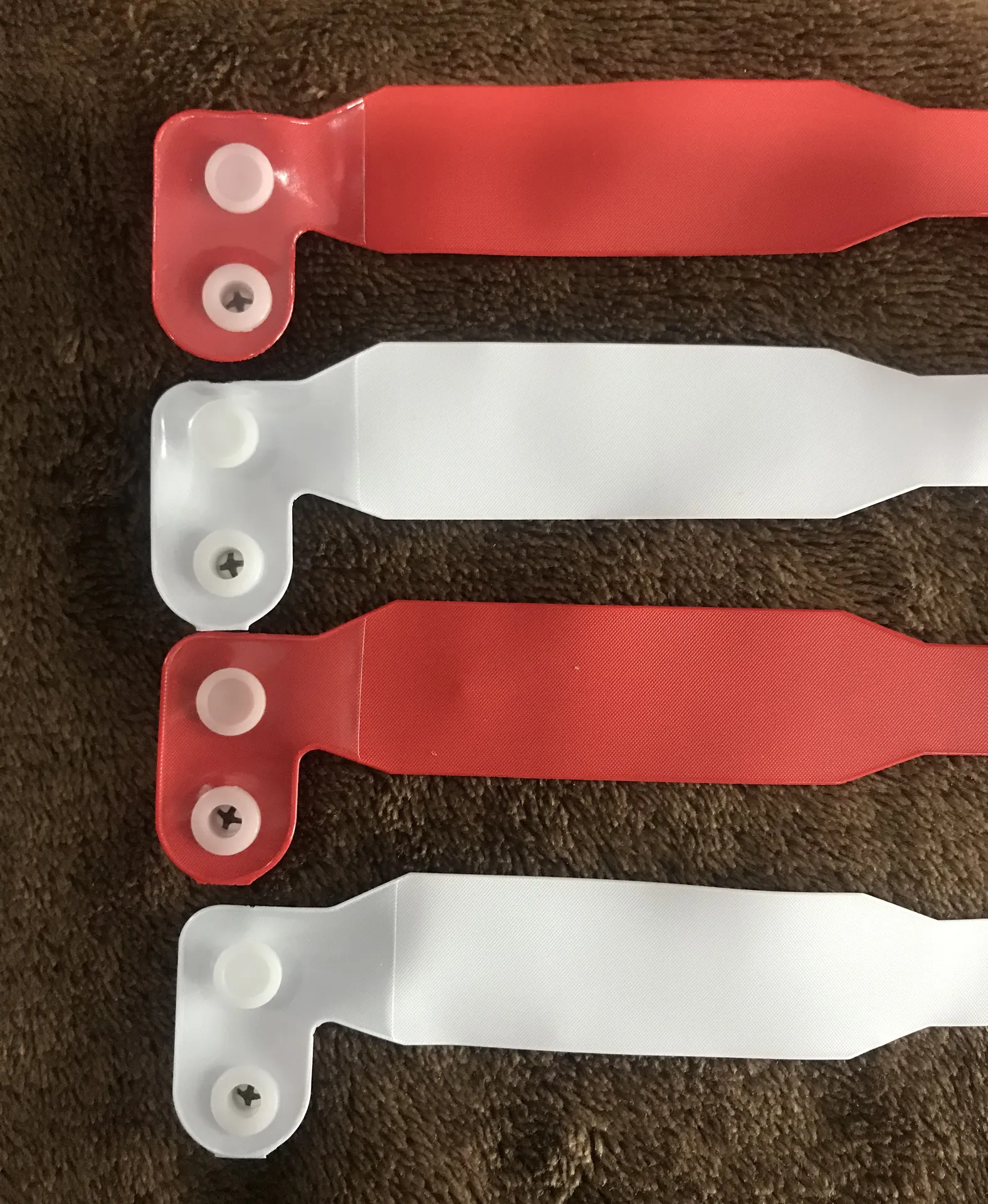 Hospital medical disposable PVC ID wristband entrance ID bracelets 4