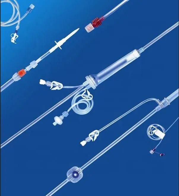 Disposable Stainless steel guide wire Double-lumen Hemodialysis Catheter Kits
