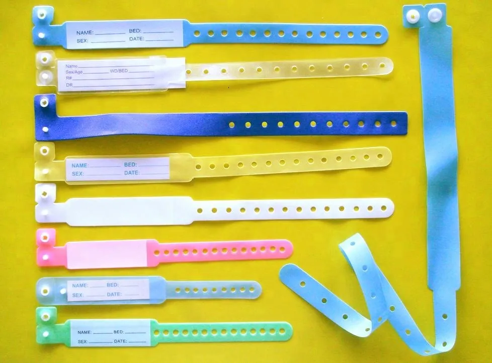 Patient Identification Wrist Band/Bracelet Can Be Customized with CE,ISO 4