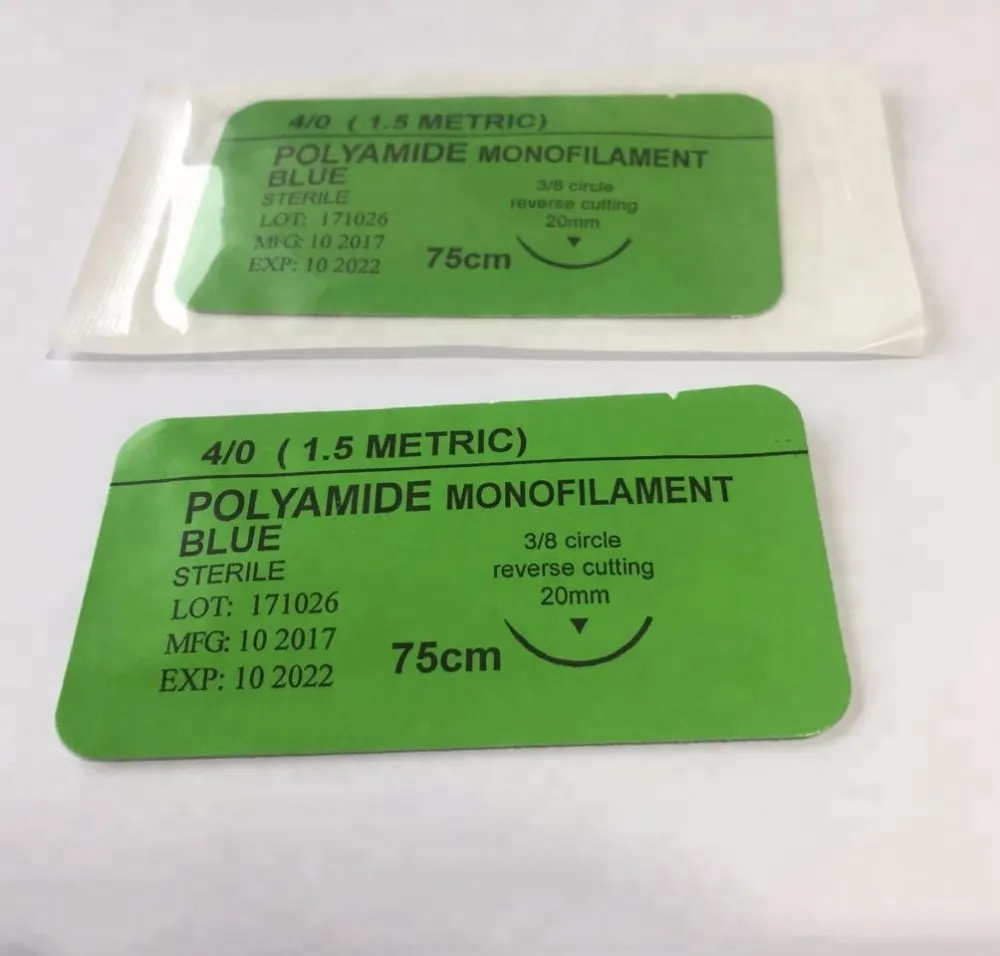 Disposable medical polyamide nylon monofilament suture sutures surgical 4