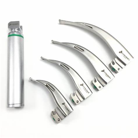 Stainless Steel flexible of laryngoscope set 4
