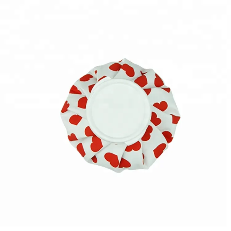 Homecare sports red heart love reusable ice cooler plastic bags for pain relief 3