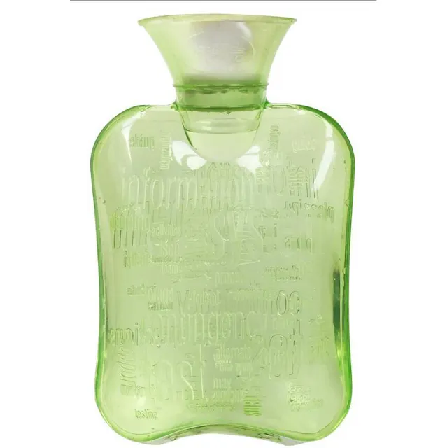 Bolsa de agua caliente médica de PVC 2 L transparente