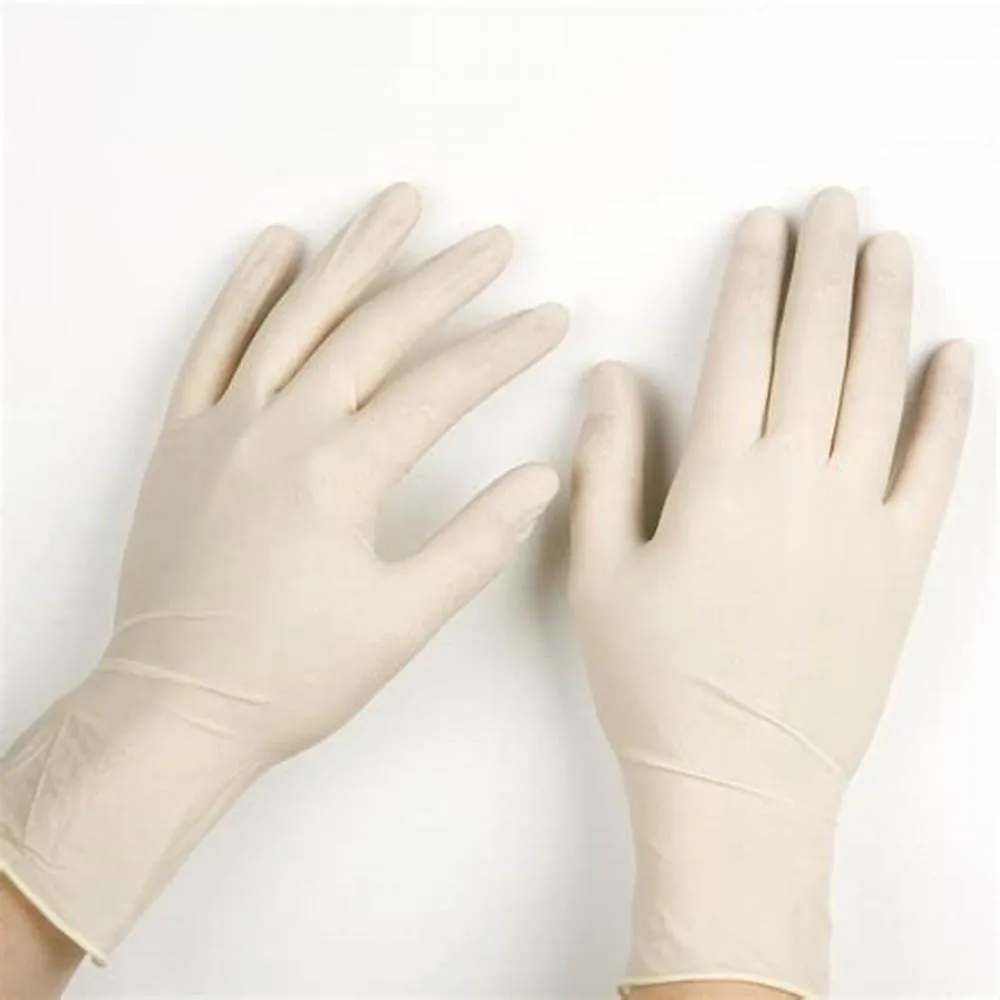 Best Quality Disposable Latex Medical Examination Gloves with FDA,CE,ISO 6